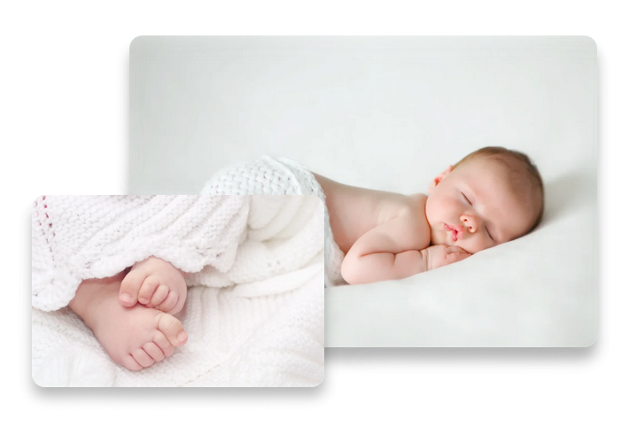 schlafendes Baby